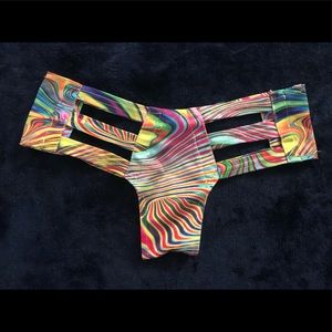 IHearRaves low rise psychedelic rave bottoms